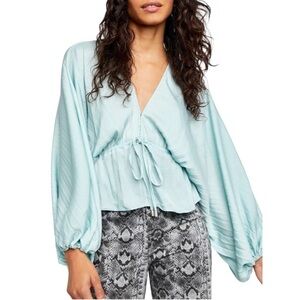Free People Elouise Long Sleeve Blouse